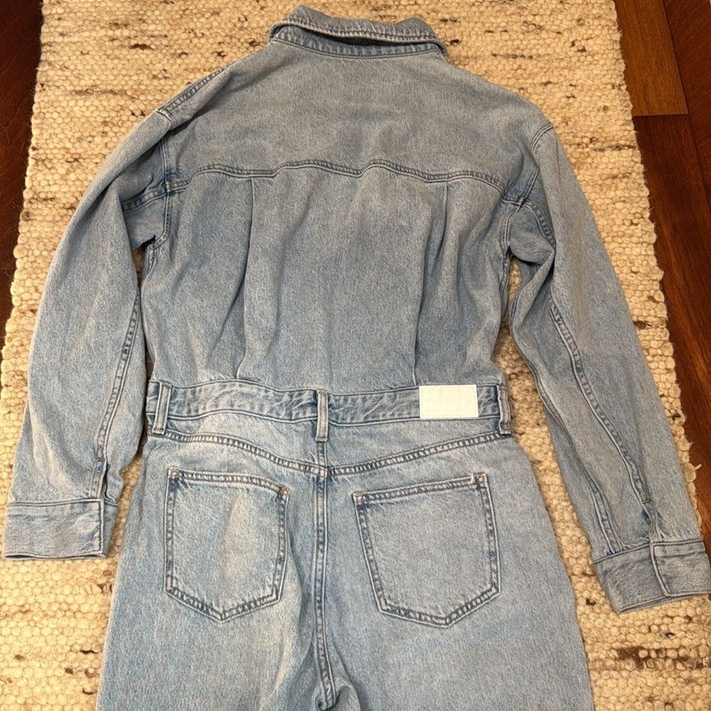 pistola Light Blue Denim Jumpsuit - Picture 7 of 7